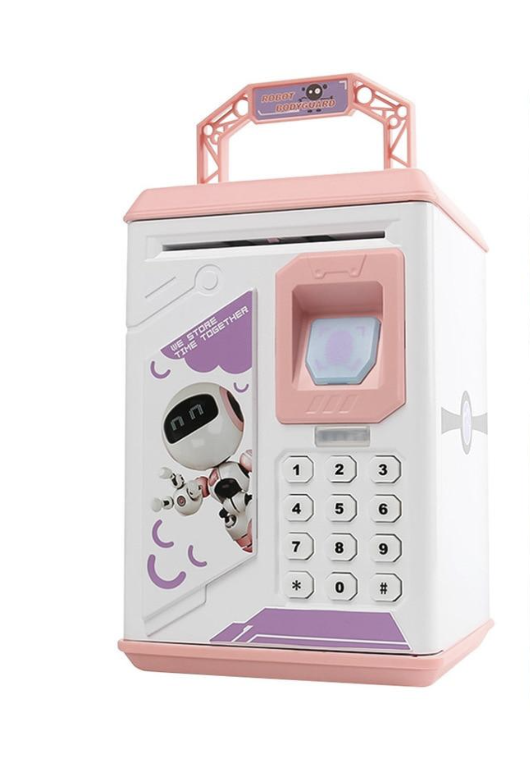 Сейф-скарбничка дитячий Robot електронний з імітатором відбитка пальців (1375382710)