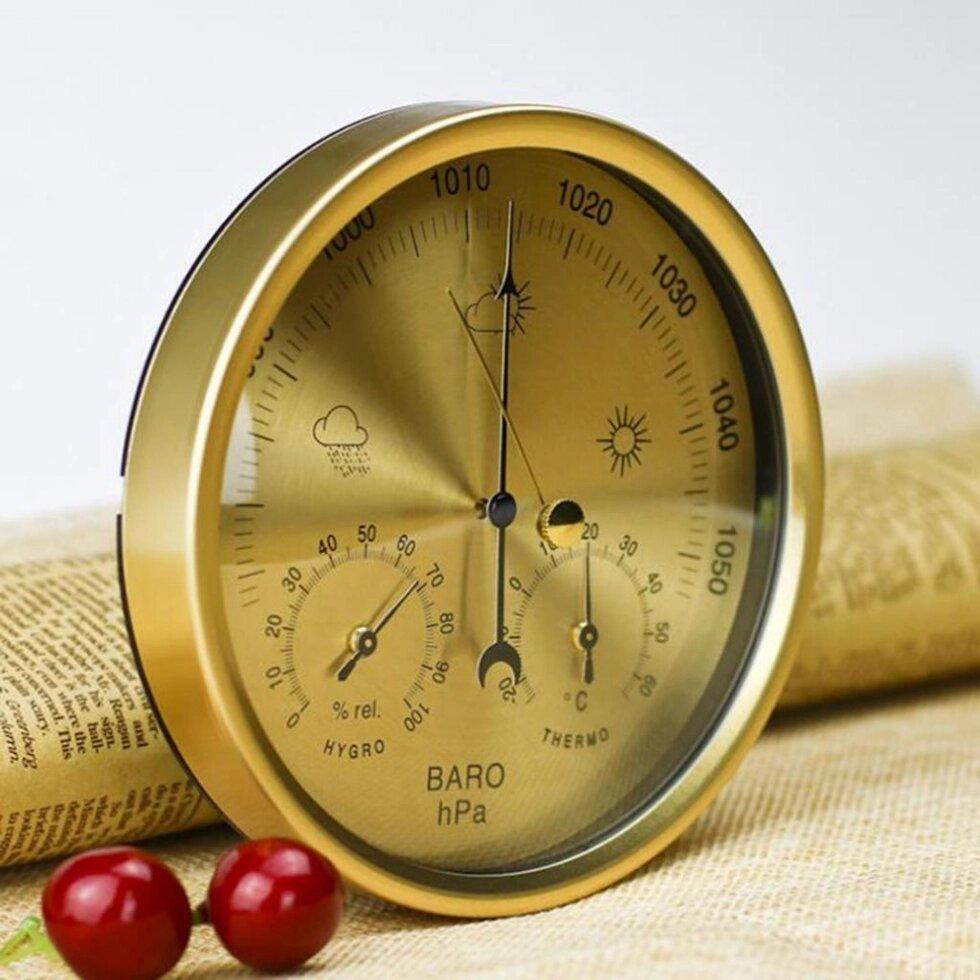 Барометр BARO 132THB Золотой - фото 3 Барометр BARO 132THB Золотой - фото 3