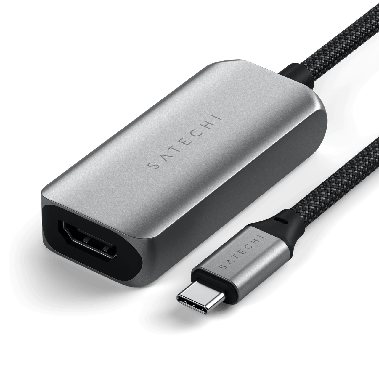 Адаптер Satechi USB-C to HDMI 2,1 8K Space Gray (ST-AC8KHM) - фото 2