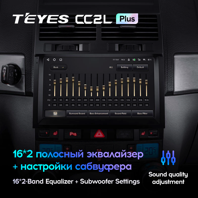 Автомагнітола штатна Teyes CC2L Plus 2/32 для Volkswagen Touareg GP 2002-2010 Android (1714620975) - фото 3