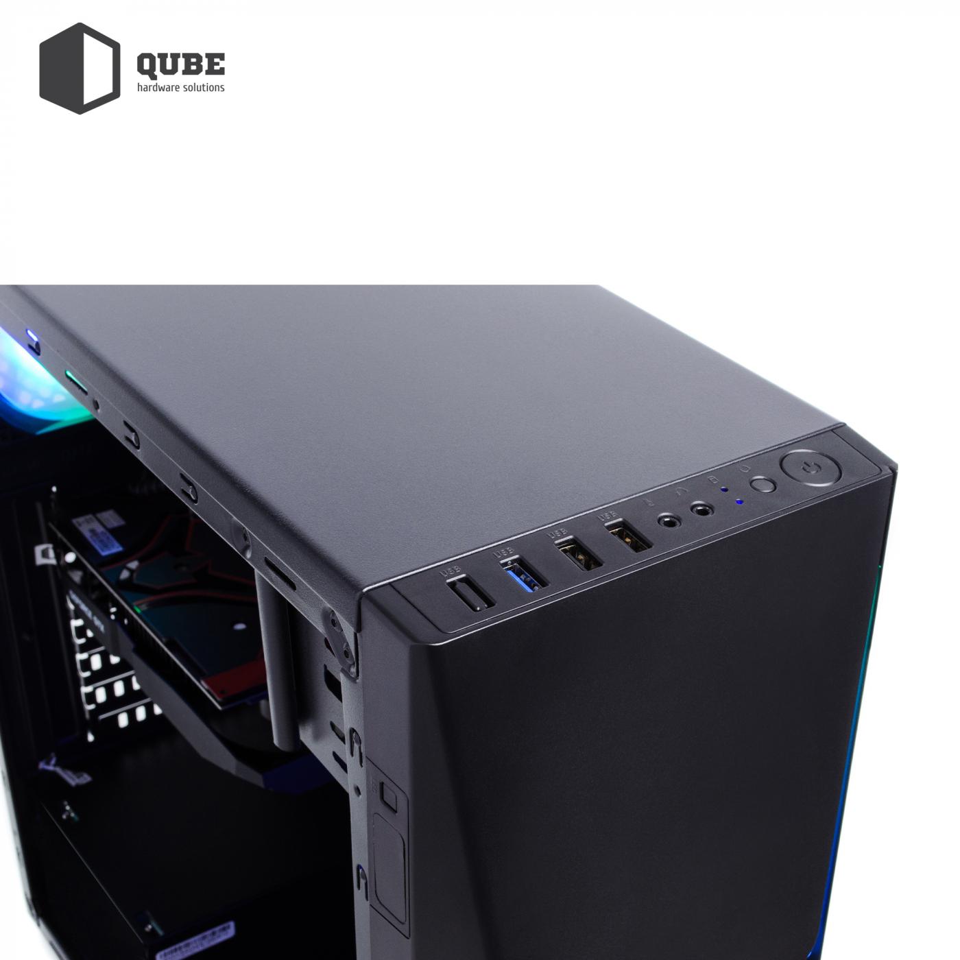 Системный блок QUBE Игровой QB i7 11700F GT 1030 2GB 821 - фото 12