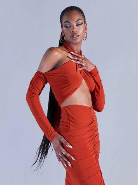 Топ Missguided р. 34 Коричневый (BR610535)