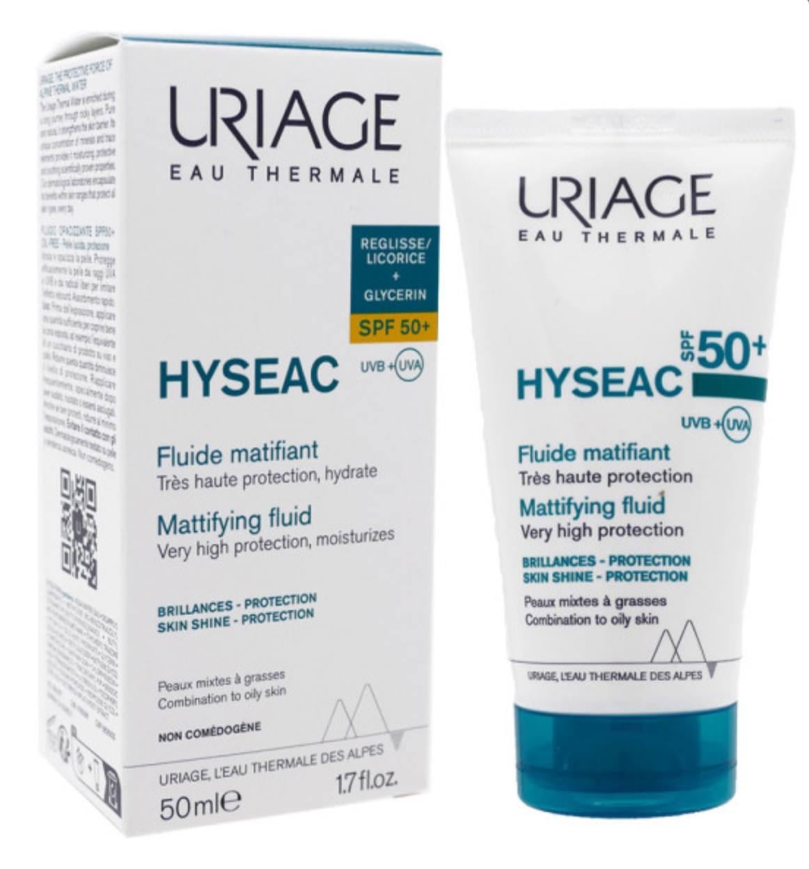 Флюїд сонцезахисний Uriage Hyseac Fluid SPF 50+ 50 мл (2279749717)