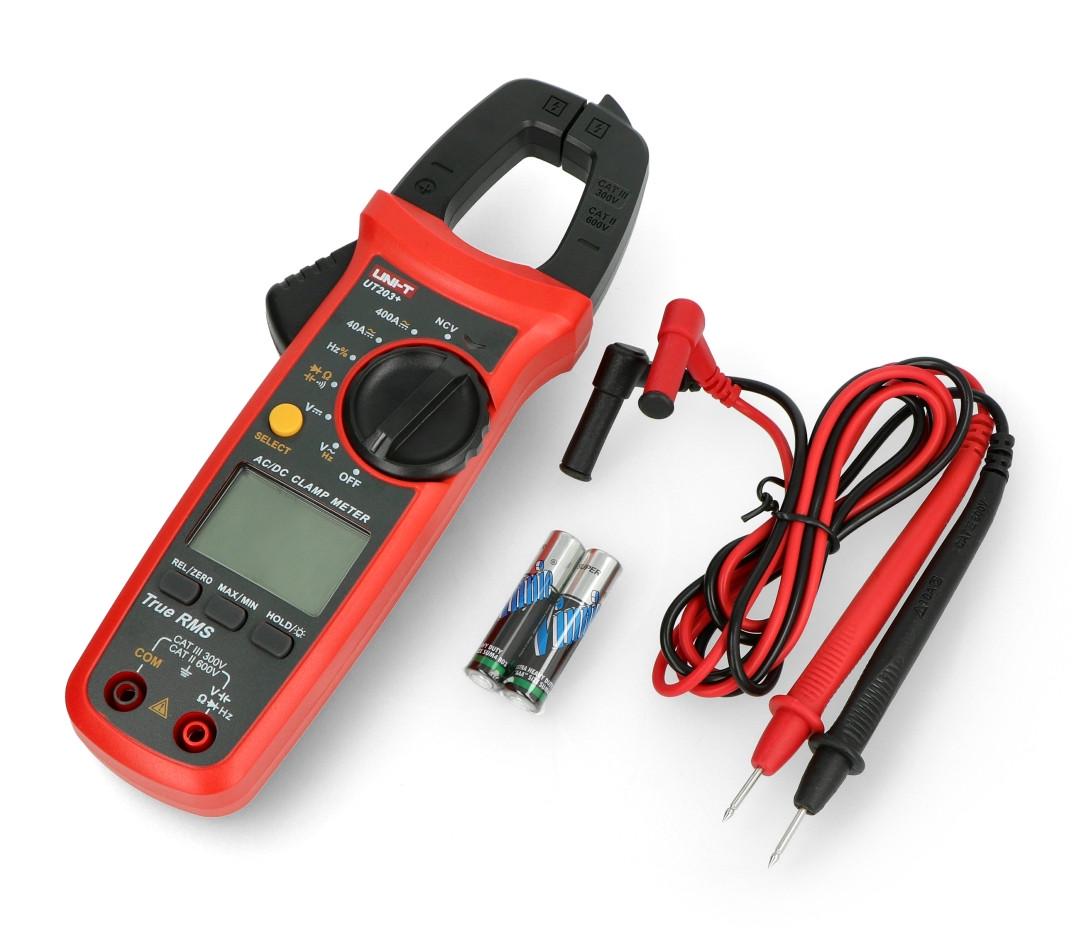 Кліщі струмові для постійного струму Uni-t UT203+ DC/AC (1280295284) - фото 3 Кліщі струмові для постійного струму Uni-t UT203+ DC/AC (1280295284) - фото 3