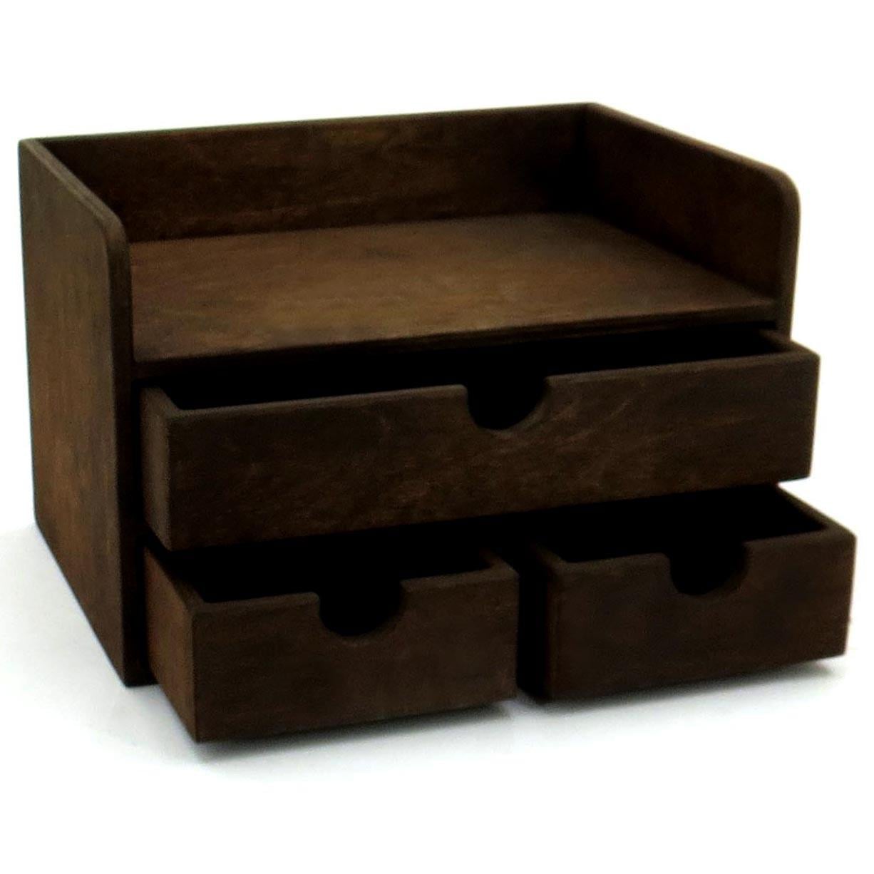 Мини-комод из дерева Пенгера Капучино (МНК-008609)