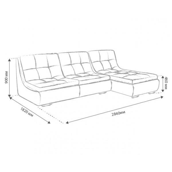 Диван кутовий Elegant Benefit 2 розкладний Коричневий/Бежевий - фото 5 Диван кутовий Elegant Benefit 2 розкладний Коричневий/Бежевий - фото 5