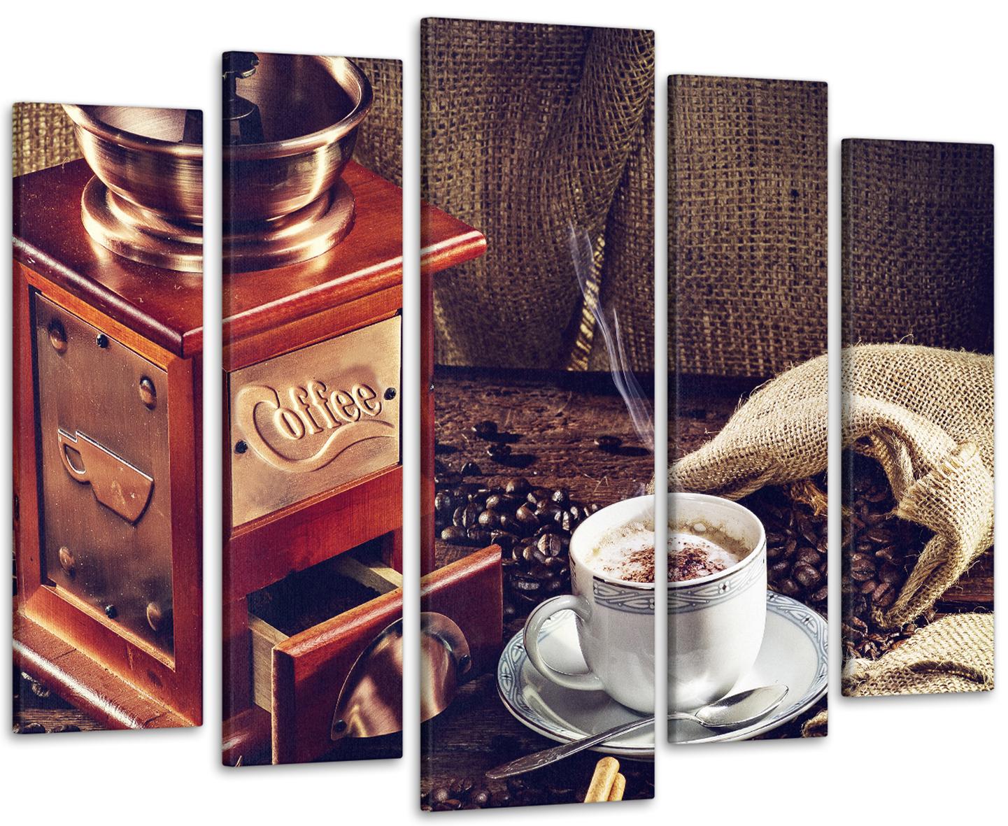 Картина модульная Аромат кофе 110х160 см (Art-287_5)