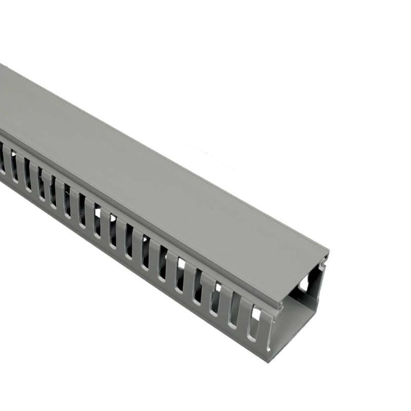 Короб перфорированный KOPOS 30х40 мм 99 см перфорация 5,5 мм шаг 4,5 мм ПВХ Серый (RK 30X40_LD)