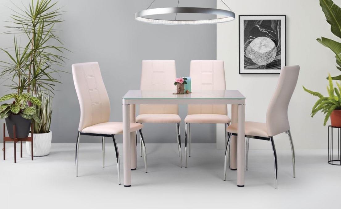 Обідній стіл AMF Ронда 750х1000х600 Вершковий/Бежевий - фото 4 Обідній стіл AMF Ронда 750х1000х600 Вершковий/Бежевий - фото 4