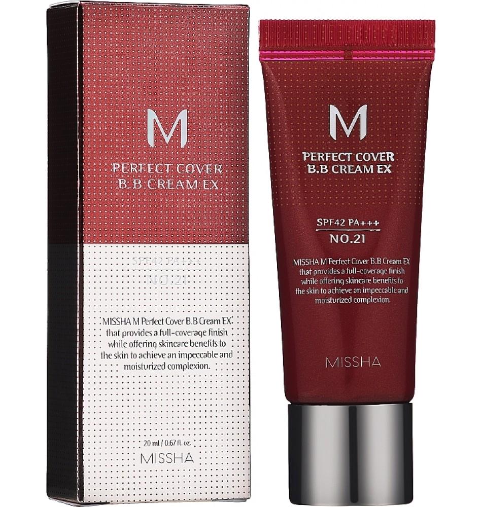 BB-крем MISSHA Perfect Cover SPF42/PA++ №21 20 мл (8809581487949)