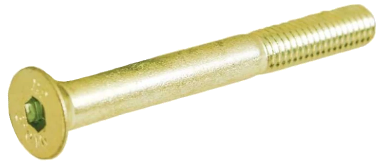 Винт Steelfix М6х100 DIN7991 класс прочности 4,8 частичная резьба цинк желтый І 100 шт. (134322)