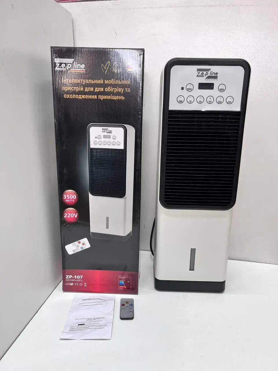 Обігрівач 3в1 підлоговий портативний 3500 Вт 28/10 - фото 5 Обігрівач 3в1 підлоговий портативний 3500 Вт 28/10 - фото 5