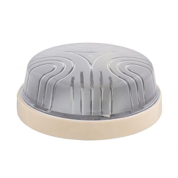 Настінно-стельовий світильник ERKA 1103-K круглий прозорий E27 IP20 Слонова кістка (27551823)