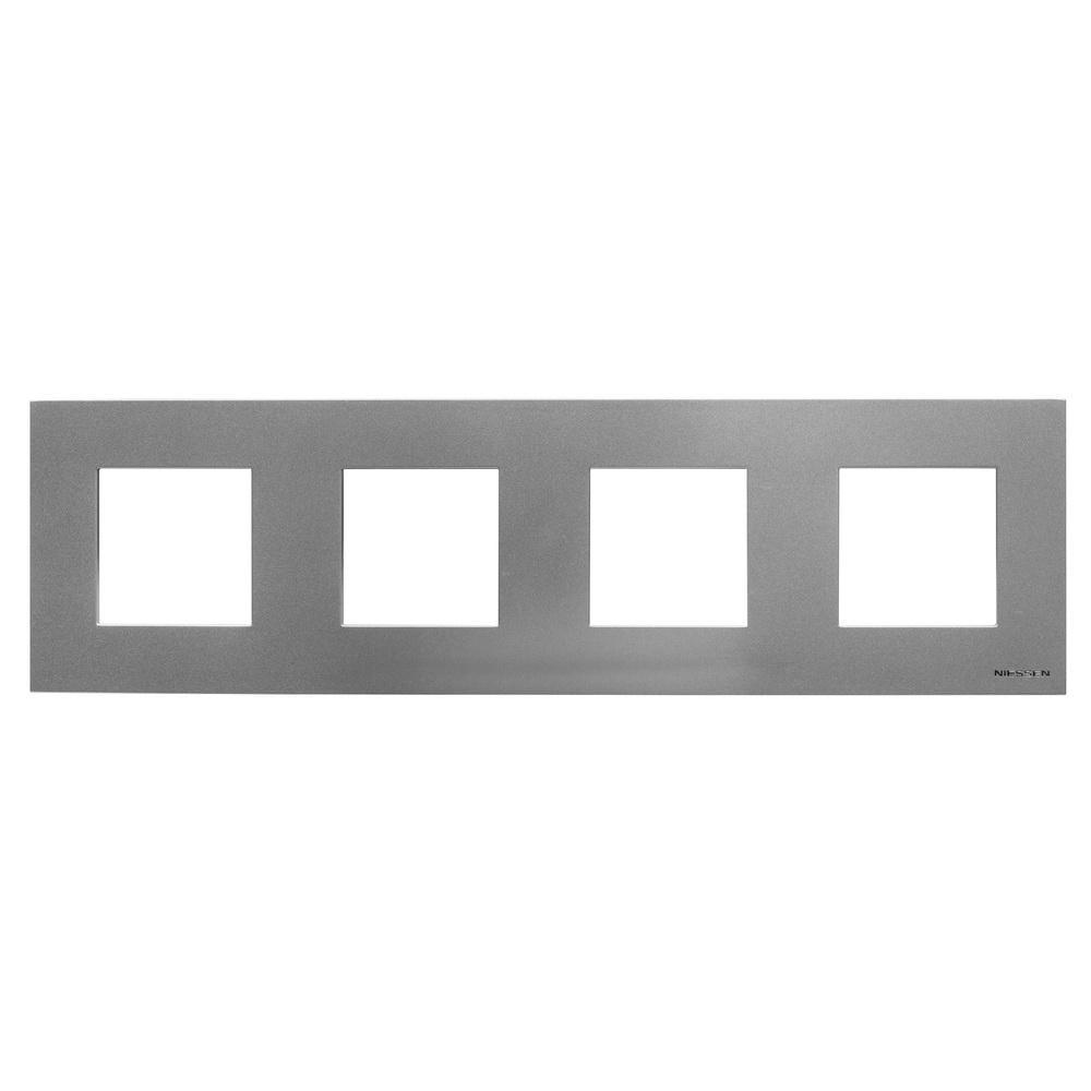 Рамка четырехместная Zenit (2CLA227400N1301) - фото 1 Рамка четырехместная Zenit (2CLA227400N1301) - фото 1