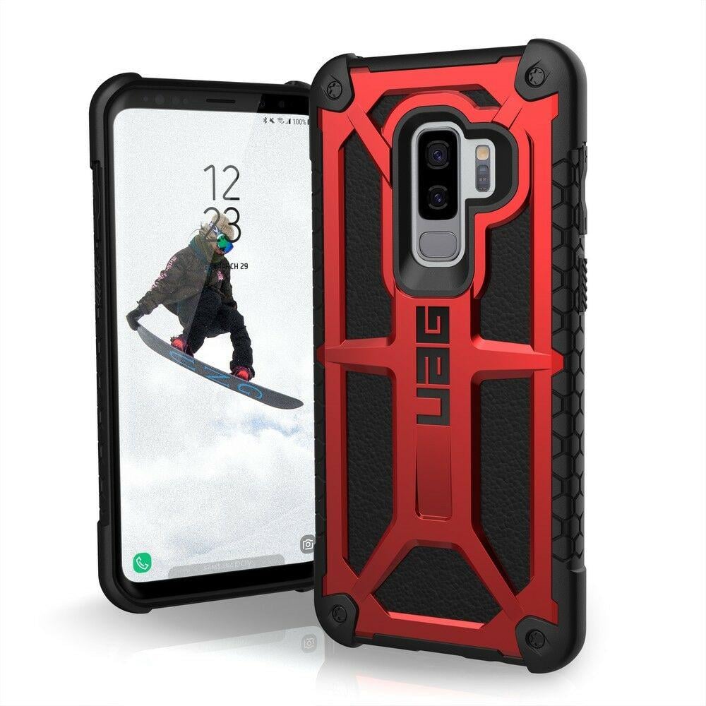 Чехол противоударный милитари UAG Monarch для Samsung Galaxy S9 (6.2") Plus Crimson