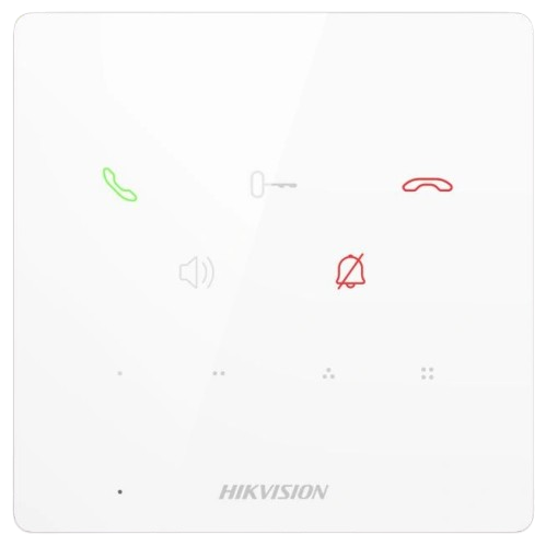 Домофон Hikvision DS-KH6000-E1 с сенсорными кнопками питания PoE White (31330313)