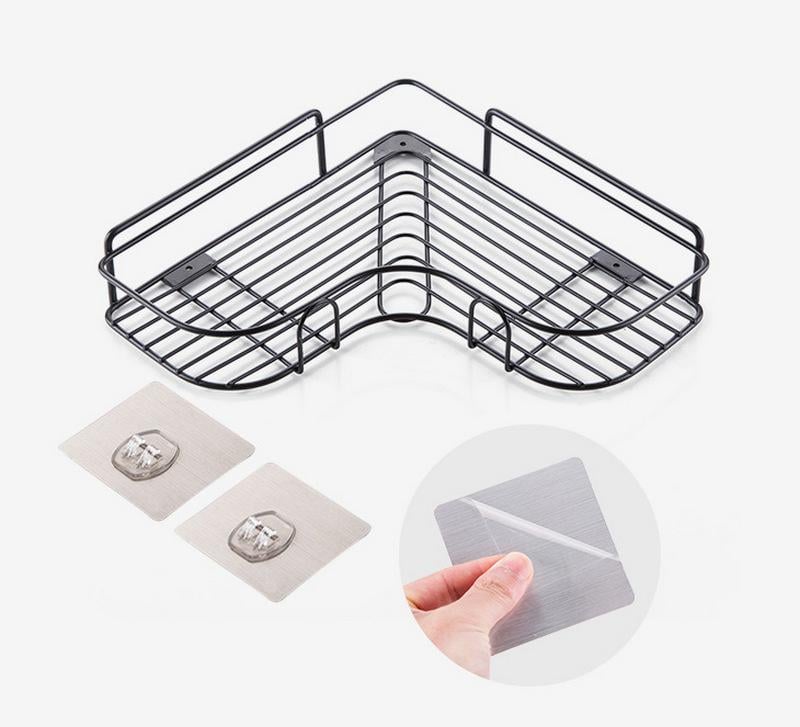 Полка для ванной угловая Metal Bath Holder металлическая до 13 кг 36 см (81d1d365) - фото 3