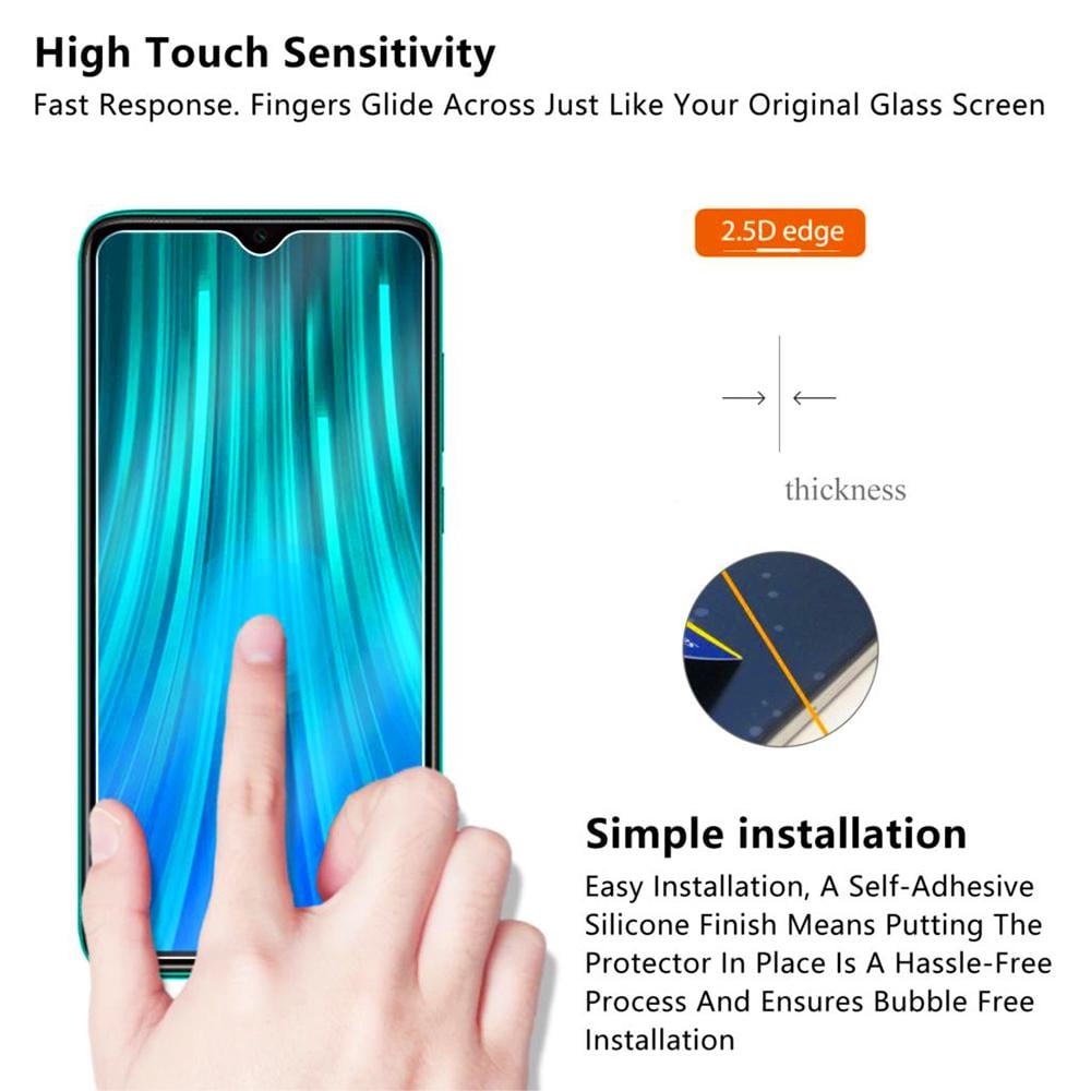 Захисне скло для Xiaomi Redmi Note 8T 0,3 мм 2.5D (43004-0616) - фото 4