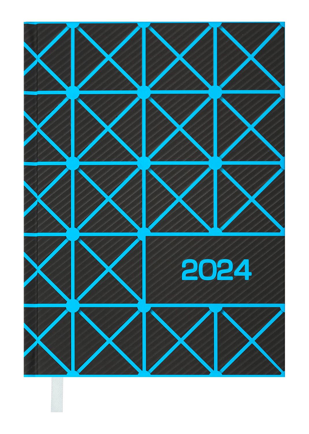Щоденник BUROMAX 2024 А5 Linea Синій (BM.2151-02) Щоденник BUROMAX 2024 А5 Linea Синій (BM.2151-02)