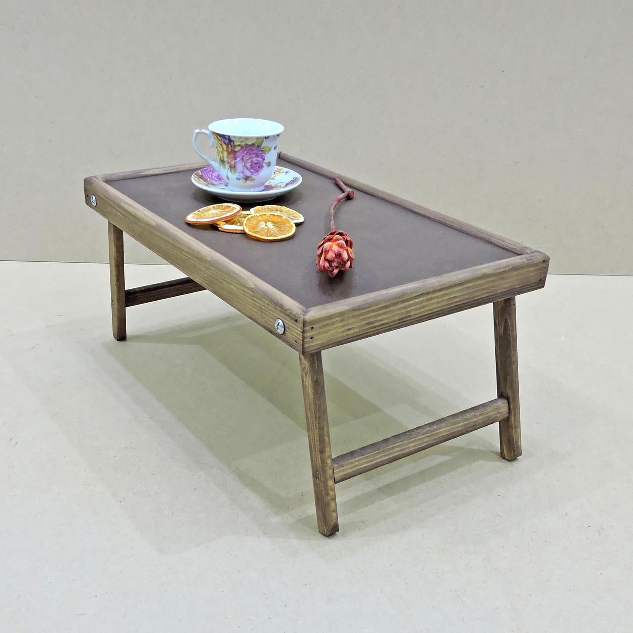 Столик-поднос для завтрака из дерева Даллас Капучино (СТП-000309)