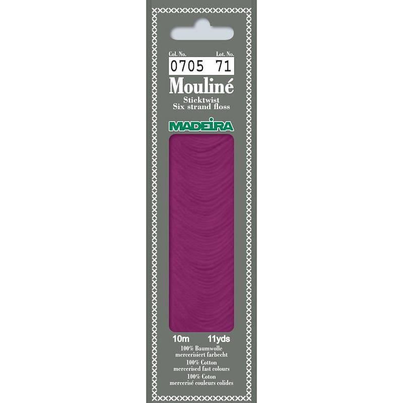 Нитки мулине Madeira 0705 Mouline Сливовой