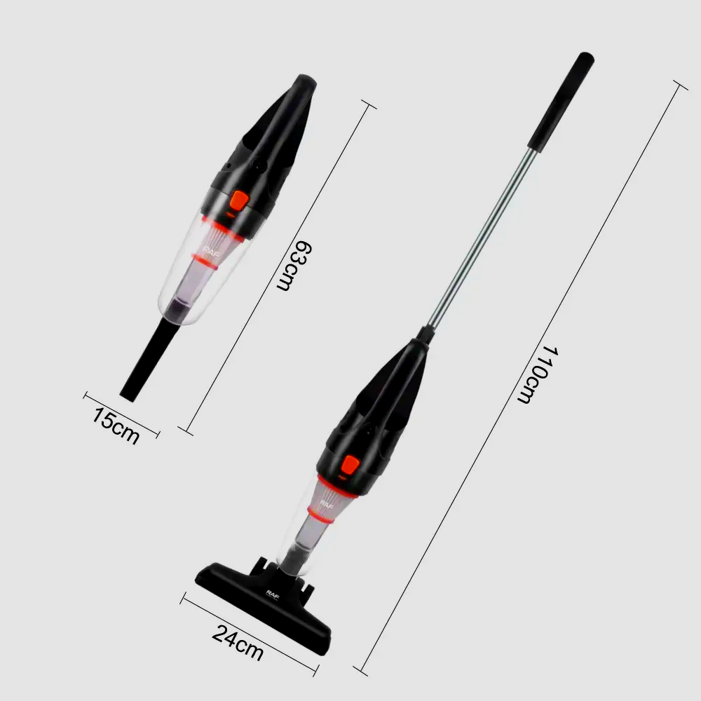 Пилосос ручний колбовий RAF R.8708і 600 Вт Чорний (28796506) - фото 4 Пилосос ручний колбовий RAF R.8708і 600 Вт Чорний (28796506) - фото 4