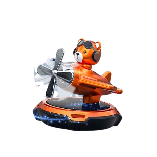 Ароматизатор Pilot Bear на солнечной батарее Оранжевый