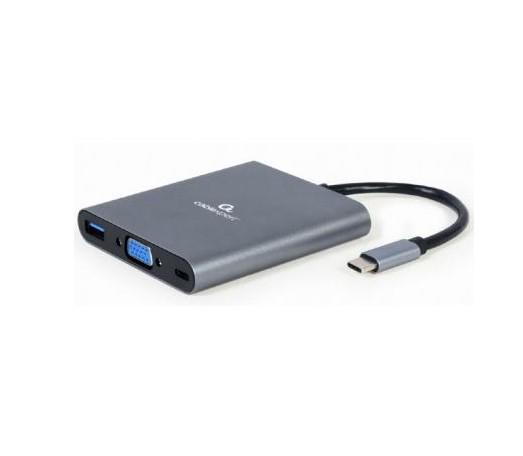 Концентратор USB-хаб Cablexpert USB-C 6-in-1 (A-CM-COMBO6-01)