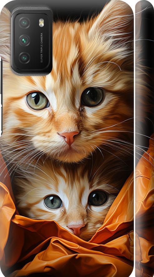 Чехол на Xiaomi Poco M3 Котики 2 (5664m-2200-42517) Чехол на Xiaomi Poco M3 Котики 2 (5664m-2200-42517)