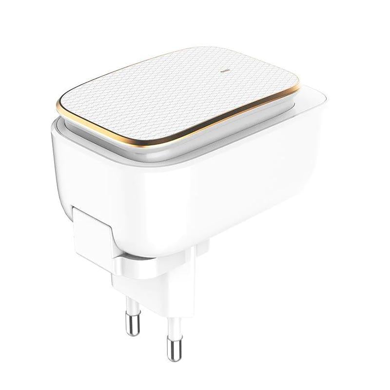 Зарядний пристрій мережевий LDNIO Type-C USB Cable Touch Light A2205 White (12058817) Зарядний пристрій мережевий LDNIO Type-C USB Cable Touch Light A2205 White (12058817)