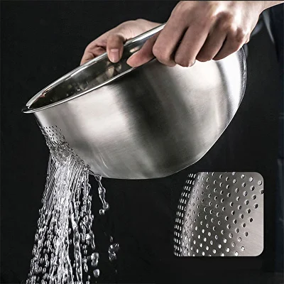 Миска-друшляк 26x12,8 см 4,5 л (C01690) - фото 12