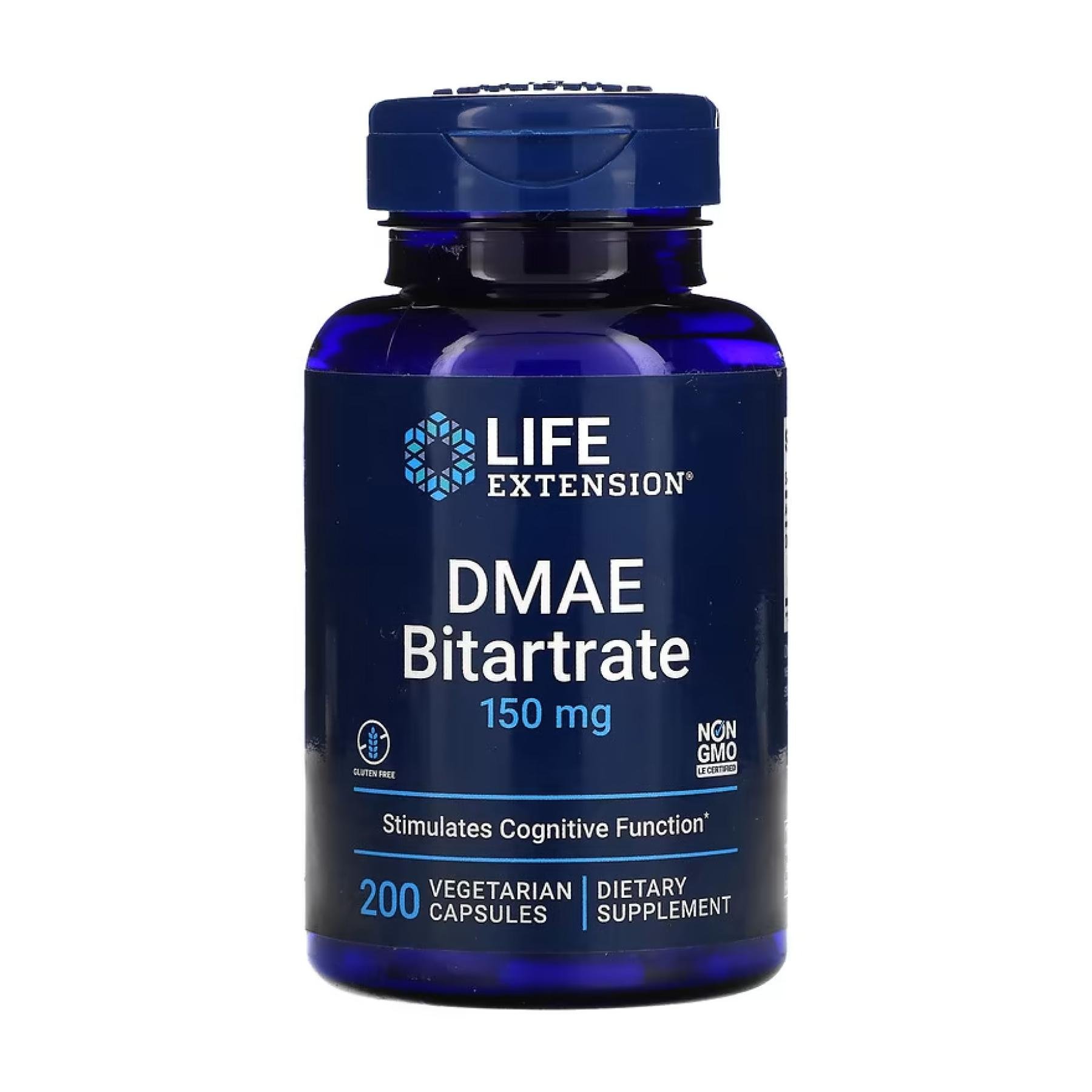 Натуральная добавка DMAE Bitartrate 150 mg 200 vcaps (2022-10-1894)