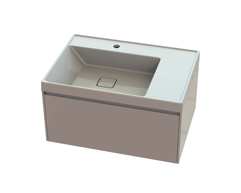 Тумба Гурами А100 с умывальником Онтарио Білий глянець (2365597192)