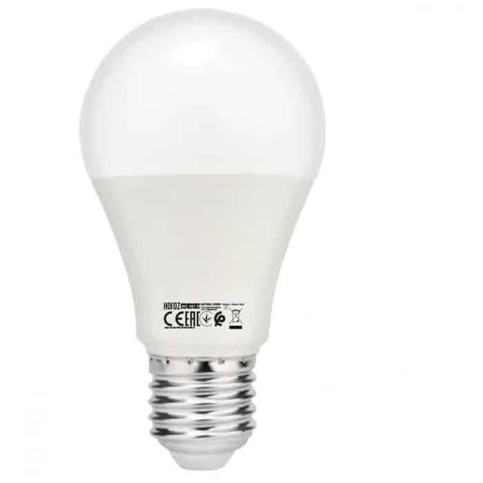 Світлодіодна лампа HOROZ ELECTRIC А60 SMD з датчиком руху 5-8 м 10W 4200K E27 1032 Lm 170-240V (001-067-0010-030)