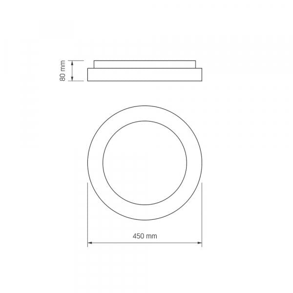 Світильник Videx EDGE-RC-72 W White (VLE-ERC-RGB-72W) - фото 7 Світильник Videx EDGE-RC-72 W White (VLE-ERC-RGB-72W) - фото 7