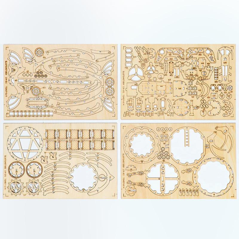 Дерев'яний 3D конструктор Robotime TG407 Дирижабль - фото 6 Дерев'яний 3D конструктор Robotime TG407 Дирижабль - фото 6