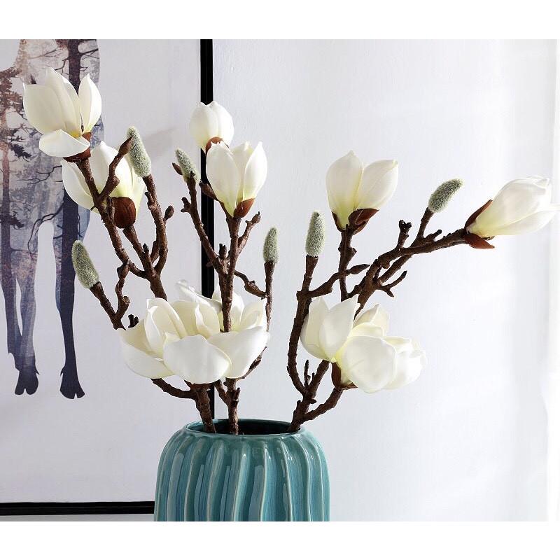 Искусственная магнолия древовидная Indigo Lux 72 см Белый (135-1) - фото 2