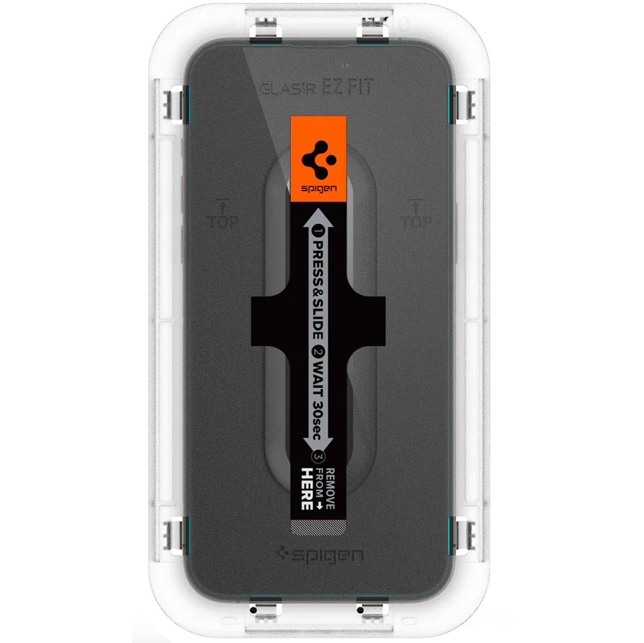 Защитное стекло Spigen Protective Glass Ez Fit for iPhone 14 Pro Max (AGL05202) - фото 7