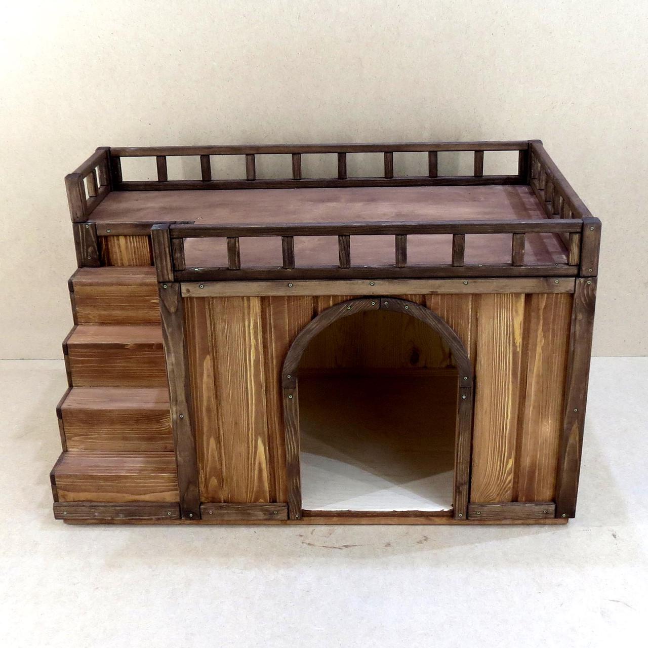 Будка для собаки з дерева Галіко Капучино (БДК-001209) - фото 8 Будка для собаки з дерева Галіко Капучино (БДК-001209) - фото 8