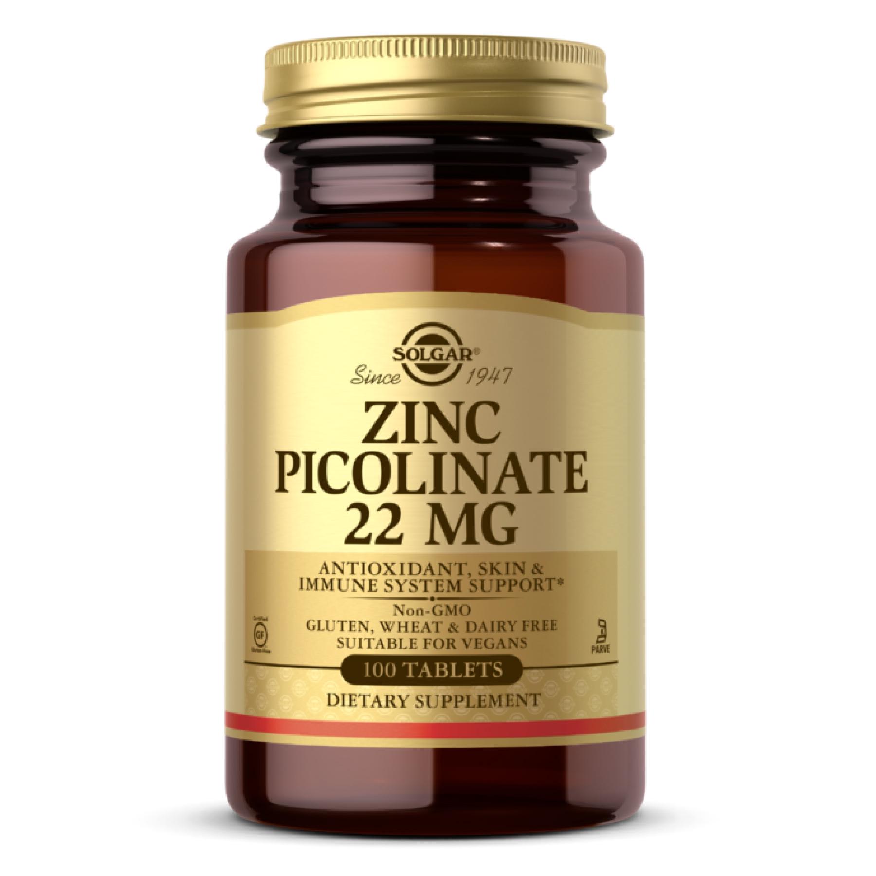Цинк Picolinate 22 mg 100 tab (100-97-2438284-20)
