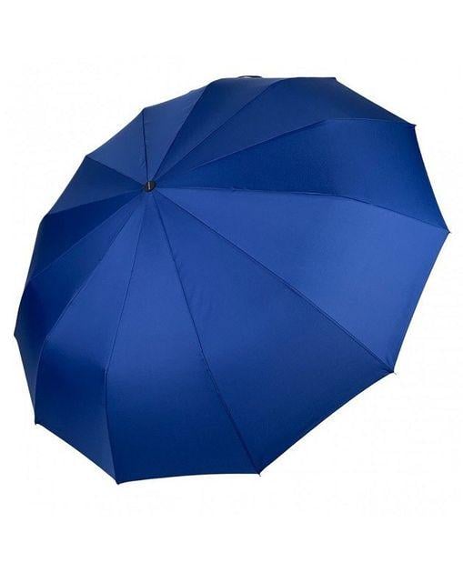Парасоля TheBest 140 автомат жіночий на 12 спиць однотонний Синій