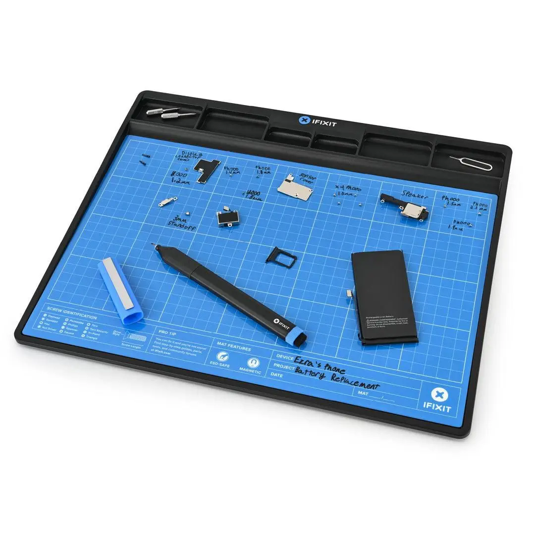 Доска магнитная с ячейками для сортировки iFixit FixMat Magnetic Screw Mat (EU145491-1)