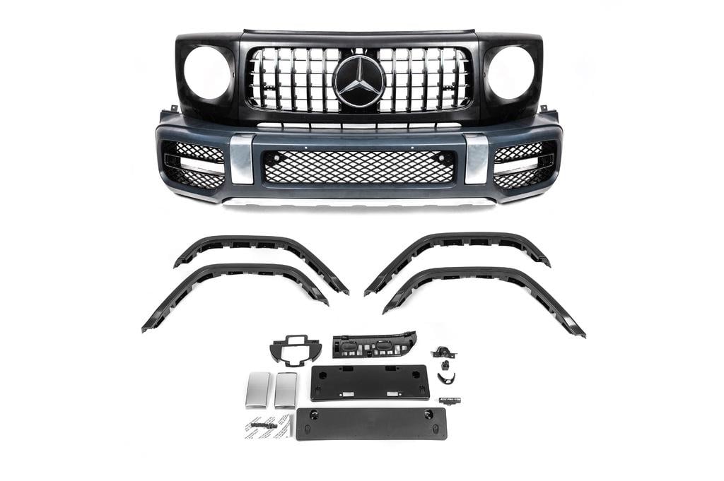 Комплект обвісів 2018/ GBT для Mercedes G сlass W463 2018- рр. пластик Під фарбування