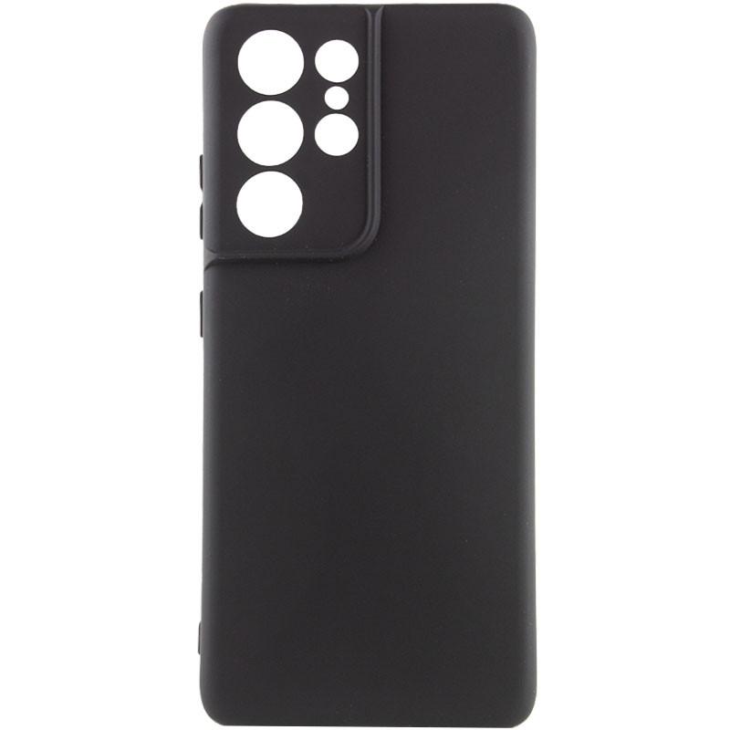 Протиударний чохол Silicone Cover Lakshmi Full Camera (AA) для Samsung Galaxy S22 Ultra чорний