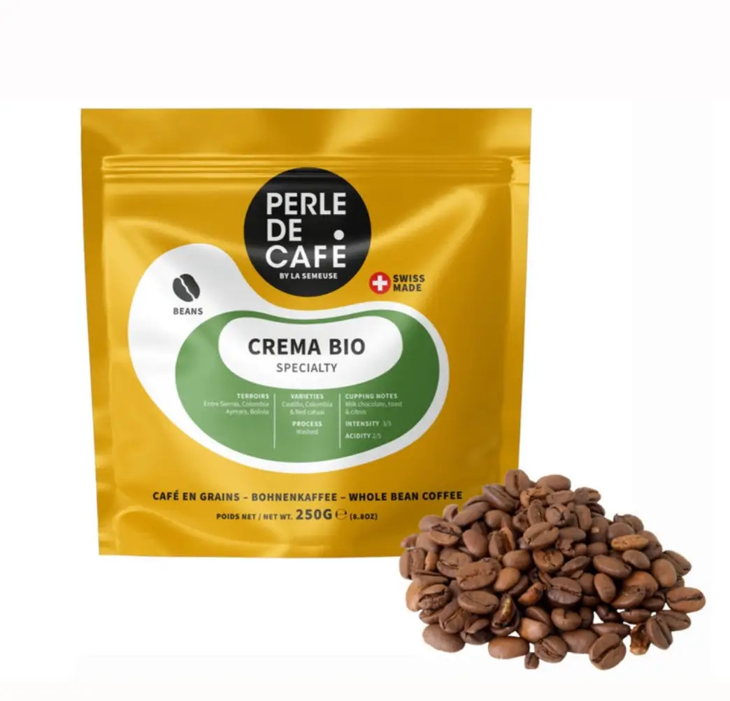 Кофе в зернах La Semeuse Perle de Café Crema BIO 100% Арабика 250 г (25401950)