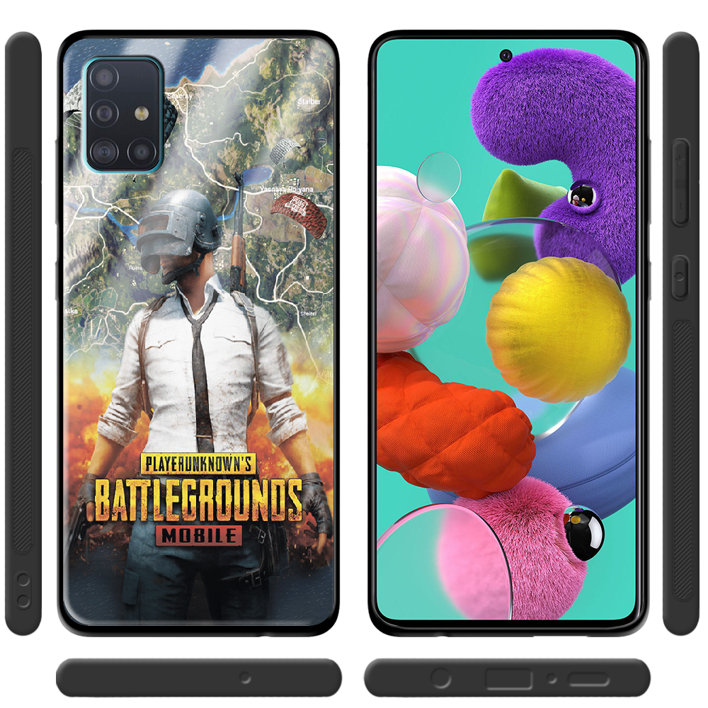 Чохол Boxface Samsung A515 Galaxy A51 PUBG Mobile Чорний силікон зі склом (38808-up2309-39407) - фото 2