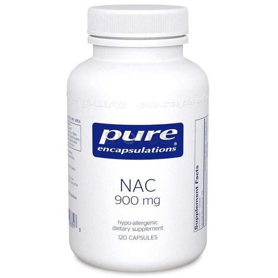 Ацетилцистеїн Pure Encapsulations NAC 900 мг 120 Caps (PE-00331)