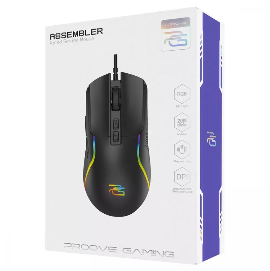 Проводная игровая мышь Proove Gaming Assembler Black - фото 5 Проводная игровая мышь Proove Gaming Assembler Black - фото 5