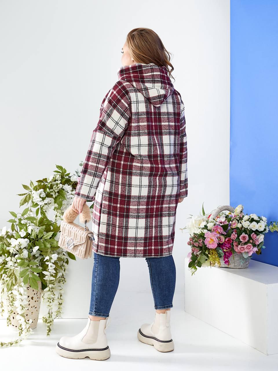 Кардиган женский кашемир на флисе (1362/к6466) - фото 2