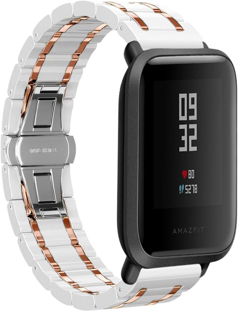 Ремешок керамический Ceramo для Amazfit Bip Pink/White (28732-52) Ремешок керамический Ceramo для Amazfit Bip Pink/White (28732-52)